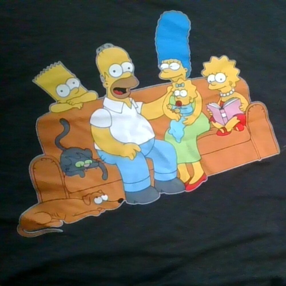 The Simpsons Graffic Black T-Shirt